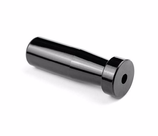 Obrázek z Rukojeť válcová s ochranným okrajem, délka 117 mm, závit M12, duroplast, černá 